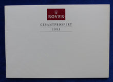Lade das Bild in den Galerie-Viewer, Rover Modellprogramm 1993 Serie 200 400 600 800 Mini - Prospekt Brochure 09.1993