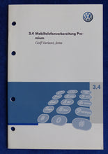 Lade das Bild in den Galerie-Viewer, VW Golf Jetta Mobiltelefon Vorbeitung MJ 2009 - Bedienungsanleitung 05.2008