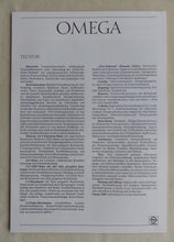 Lade das Bild in den Galerie-Viewer, Opel Omega 3000 MJ 1987 - Prospekt Brochure + Technische Daten 03.1987