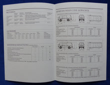 Lade das Bild in den Galerie-Viewer, Isuzu Midi Kastenwagen Kombi Bus MJ 1989 - Prospekt Brochure + Daten 07.1988