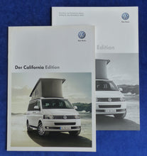 Lade das Bild in den Galerie-Viewer, VW Bus T5 California Edition MJ 2014 - Prospekt Brochure + Preisliste 05.2013