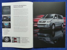 Lade das Bild in den Galerie-Viewer, VW Bus T5 Multivan Concert Sondermodell MJ 2008 - Prospekt + Preisliste 11.2007