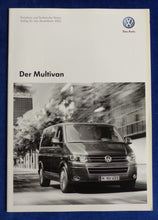 Lade das Bild in den Galerie-Viewer, VW Bus T5 Multivan Highline MJ 2011 - Prospekt Brochure + Preisliste 05.2010