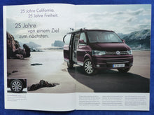 Lade das Bild in den Galerie-Viewer, VW Bus T5 California Generation MJ 2015 - Prospekt Brochure + Preisliste 10.2014