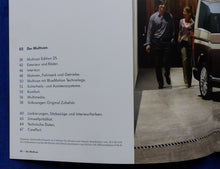 Lade das Bild in den Galerie-Viewer, VW Bus T5 Multivan Highline MJ 2015 - Prospekt Brochure + Preisliste 10.2014