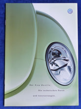 Lade das Bild in den Galerie-Viewer, VW New Beetle MJ 1999 - Prospekt Brochure + Daten + Preisliste 10.1998