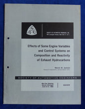 Lade das Bild in den Galerie-Viewer, General Motors SAE Effects Exhaust Hydrocarbons - US-Prospekt Brochure 1966 USA