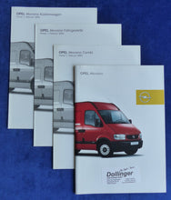 Lade das Bild in den Galerie-Viewer, Opel Movano Kombi & Kastenwagen MJ 2003 - Prospekt Brochure + Preisliste 02.2003