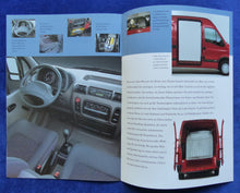 Lade das Bild in den Galerie-Viewer, Opel Movano Kombi & Kastenwagen MJ 1999 - Prospekt Brochure + Preisliste 12.1998