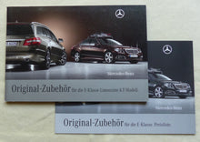 Lade das Bild in den Galerie-Viewer, Mercedes Zubehör E-Klasse Limo & T-Modell 2010 - Prospekt + Preisliste 01.2010