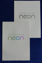 Lade das Bild in den Galerie-Viewer, Chrysler Neon MJ 1995 - Prospekt Brochure + Daten & Ausstattungen 09.1994