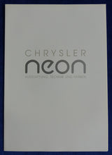 Lade das Bild in den Galerie-Viewer, Chrysler Neon MJ 1995 - Prospekt Brochure + Daten & Ausstattungen 09.1994
