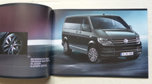 Lade das Bild in den Galerie-Viewer, VW Bus T6 Multivan Business MJ 2018 - Prospekt Brochure + Preisliste 06.2017