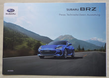 Lade das Bild in den Galerie-Viewer, Subaru BRZ Sport MJ 2025 - Prospekt Brochure + Preisliste 07.2024