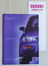 Lade das Bild in den Galerie-Viewer, Suzuki Vitara X-90 MJ 1996 - Prospekt Brochure + Preisliste 02.1996