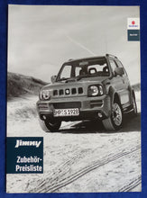 Lade das Bild in den Galerie-Viewer, Suzuki Jimny Zubehör MJ 2009 - Prospekt Brochure + Preisliste 10.2008