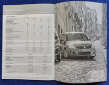 Lade das Bild in den Galerie-Viewer, Suzuki Swift & Swift Sport MJ 2013 - Prospekt Brochure + Preisliste 05.2012