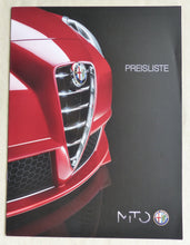 Lade das Bild in den Galerie-Viewer, Alfa Romeo MiTo MJ 2015 - Prospekt Brochure + Preisliste 07.2014