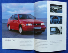Lade das Bild in den Galerie-Viewer, Seat Cordoba MJ 1997 - Prospekt Brochure + Daten & Ausstattungen 02.1997