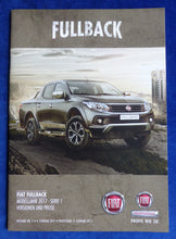 Lade das Bild in den Galerie-Viewer, Fiat Fullback Pick-Up MJ 2017 - Prospekt Brochure + Preisliste 02.2017