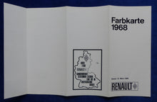 Lade das Bild in den Galerie-Viewer, Renault Farbkarte 1968 4 8 10 16 Dauphine Gordini - Prospekt Brochure 03.1968