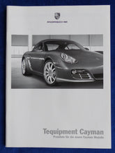 Lade das Bild in den Galerie-Viewer, Porsche Tequipment Cayman MJ 2009 - Prospekt Brochure + Preisliste 09.2008