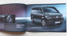 Lade das Bild in den Galerie-Viewer, VW Bus T6 Multivan Business MJ 2018 - Prospekt Brochure + Preisliste 01.2018