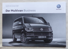 Lade das Bild in den Galerie-Viewer, VW Bus T6 Multivan Business MJ 2018 - Prospekt Brochure + Preisliste 01.2018