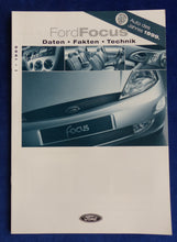 Lade das Bild in den Galerie-Viewer, Ford Focus Limousine Turnier MJ 1999 - Prospekt + Daten & Ausstattungen 12.1998