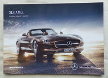 Lade das Bild in den Galerie-Viewer, Mercedes-Benz SLS AMG Roadster MJ 2012 - Prospekt Brochure + Preisliste 06.2011