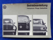 Lade das Bild in den Galerie-Viewer, VW Käfer Bus Typ 1 2 4 MJ 1974 - Betriebsanleitung Teil 2 Handbuch 08.1973