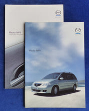 Lade das Bild in den Galerie-Viewer, Mazda MPV MJ 2003 - Prospekt Brochure + Daten & Ausstattungen 07.2002