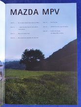 Lade das Bild in den Galerie-Viewer, Mazda MPV MJ 2000 - Prospekt Brochure + Farben + Daten 11.1999