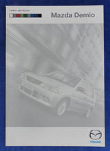 Lade das Bild in den Galerie-Viewer, Mazda Demio MJ 2001 - Prospekt Brochure + Farben + Daten 02.2001