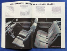 Lade das Bild in den Galerie-Viewer, Fiat Tipo Sport MJ 1992 - Prospekt Brochure + Daten & Ausstattungen 01.1992