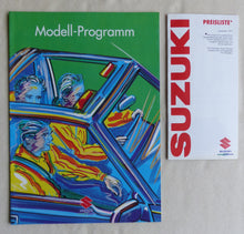 Lade das Bild in den Galerie-Viewer, Suzuki Modell-Programm 1992 - Prospekt Brochure + Preisliste 09.1991