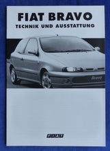 Lade das Bild in den Galerie-Viewer, Fiat Bravo HGT MJ 1997 - Prospekt Brochure + Daten & Ausstattungen 01.1997