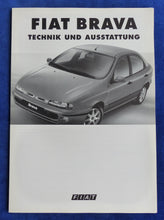 Lade das Bild in den Galerie-Viewer, Fiat Brava Clima Sondermodell MJ 2001 - Prospekt + Daten + Preisliste 03.2001
