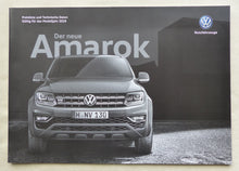 Lade das Bild in den Galerie-Viewer, VW Amarok V6 Canyon Aventura MJ 2018 - Prospekt Brochure + Preisliste 09.2017