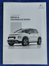 Lade das Bild in den Galerie-Viewer, Citroen C3 Aircross MJ 2018 - Prospekt Brochure + Preisliste 11.2017