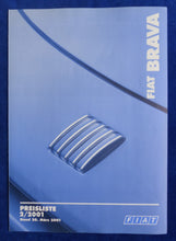Lade das Bild in den Galerie-Viewer, Fiat Brava Clima Sondermodell MJ 2001 - Prospekt + Daten + Preisliste 03.2001