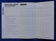 Lade das Bild in den Galerie-Viewer, Fiat Marea MJ 1997 - Prospekt Brochure + Daten Ausstattung + Preisliste 02.1997