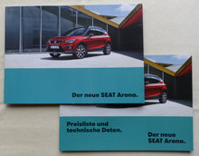 Lade das Bild in den Galerie-Viewer, Seat Arona MJ 2018 - Prospekt Brochure + Preisliste 10.2017