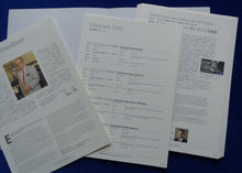 Lade das Bild in den Galerie-Viewer, Daimler-Chrysler Company Cars Engines 2000 - Pressemappe press-kit 07.1999 Japan