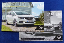 Lade das Bild in den Galerie-Viewer, Opel Zafira MJ 2018 - Prospekt Brochure + Preisliste 12.2017