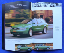 Lade das Bild in den Galerie-Viewer, Audi A4 Limousine Avant quattro MJ 1999 - Prospekt Brochure 09.1998