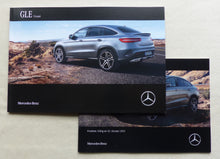 Lade das Bild in den Galerie-Viewer, Mercedes GLE Coupe AMG 63 MJ 2016 - Prospekt Brochure + Preisliste 10.2015