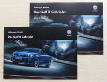 Lade das Bild in den Galerie-Viewer, VW Golf R Cabrio TSI 4Motion 265 PS MJ 2014 - Prospekt + Preisliste 10.2013
