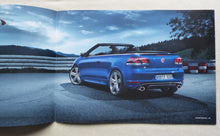 Lade das Bild in den Galerie-Viewer, VW Golf R Cabrio TSI 4Motion 265 PS MJ 2014 - Prospekt + Preisliste 10.2013