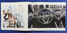 Lade das Bild in den Galerie-Viewer, Hyundai Veloster City-Coupe MJ 2014 - Prospekt Brochure + Preisliste 11.2013